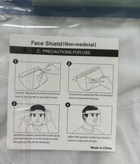 Face Shield non-medical clear