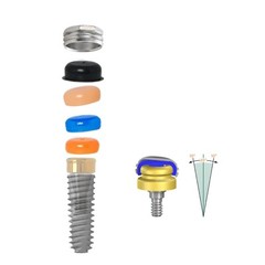 Locator/Healing Cap Abutment Transfer lab Analog for NobelBiocare NP/RP Hex Plat