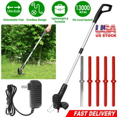 Extendable Electric Weed Lawn Eater Grass String Trimmer Mower Cordless Cutter