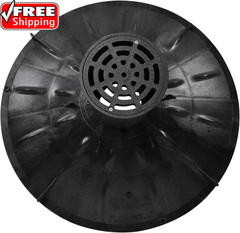 FWSD69 6-Inch round Surface Drain Inlet with Plastic Grate for Flo Stormwater Dr