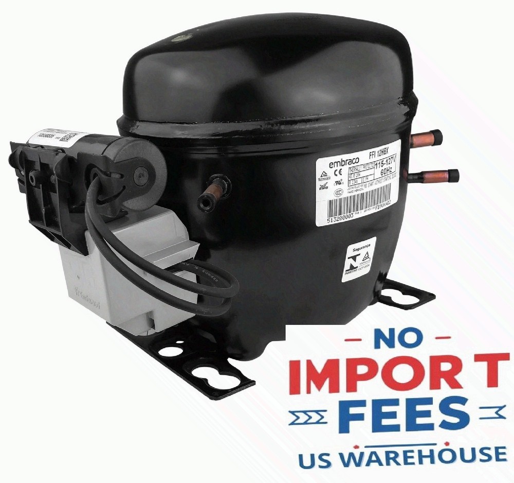 Embraco FFI12HBX1 Refrigeration Compressor – R134A High Efficiency Compressor…