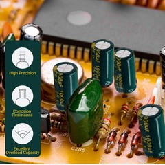 PHITUODA 20Pcs 25V 1000uF Capacitor 10x20MM Aluminum Electrolytic Capacitors…