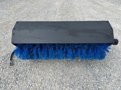 PROWORKS 72″ Hydraulic Angle Broom Skid Steer Attachment Half Poly Wire Brush