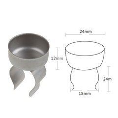 1xDental Mixing Finger Prophy Ring Dappen Dish Handy Cup Autoclave For Endo Tool