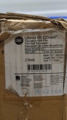 GBC 3000004EZ Ultimo 65 Reload Thermal Laminating Film Rolls (2), Nap I, 1.5 mil