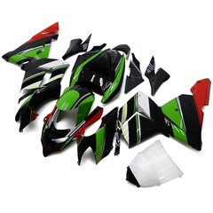 Complete Fairings For Kawasaki ZX10R 04 05 ABS Gloss Black Red Green Body Kit