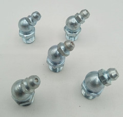 (5Pcs) 10mm Metric 45 degre Angle GREASE FITTING