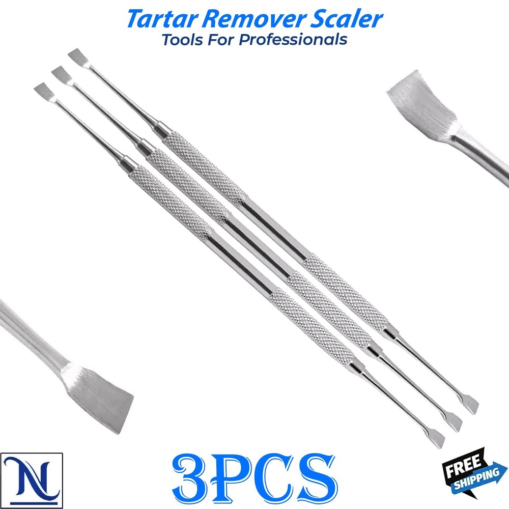 Oral Care Dental Scaler Tool Stainless Steel Plaque & Tartar Remover Pick