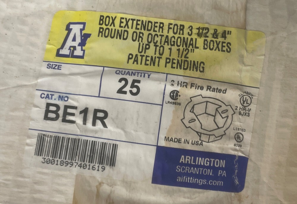 ARLINGTON INDUSTRIES BE1R / BE1R (1 Unit)