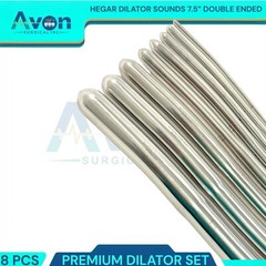 NEW 8 HEGAR DILATOR SOUNDS SET 7.5″GYNO SURGICAL INSTRUMENTS ( PREMIUM GRADE )