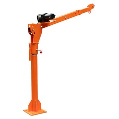 1100LB Truck-Mounted Crane Hoist w/ 12V Electric Winch Pickup Truck Jib Cranes