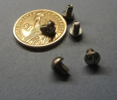 Round Head Slotted Machine Screw 18-8 Stainless Steel, 6-32 x 3/16″ L 300 Pcs