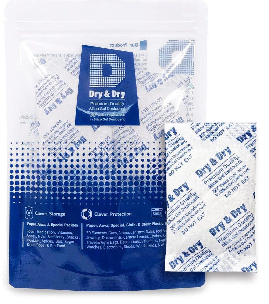 30 Gram 10 Packets Silica Gel Packets Desiccants Silica Packets Rechargeable S