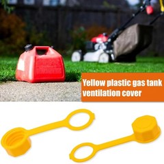 Durable 2-Piece Yellow Gas Can Vent Caps – Effortless Replacement Solution