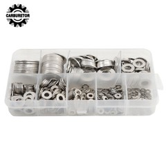 600 Pack Value Kit 304 Stainless Steel Flat Washer Washers Assortment Set