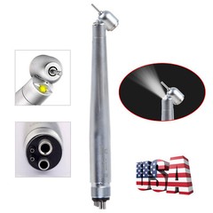 Dental LED Surgical 45 Degree High Speed Handpiece 2/4 Holes or FG Burs