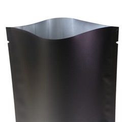 New Flat Matte Black Open Top Stand Up Mylar Bags Variety Quantity and Sizes