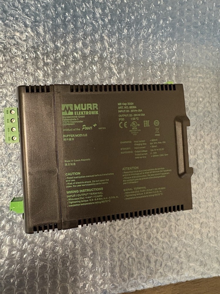 Murrelektronik Buffer Module MB Cap 20/24 85394 For Industrial Use