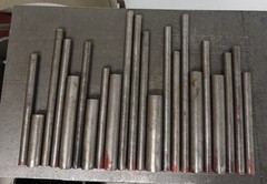 4140 Steel Round Bar Stock 22 Pcs – CNC Lathe Machinable – 17.65 lbs