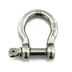 10 Packs 1/5″ Stainless Steel Shackle D Ring Anchor Rigging Shackle Clevis