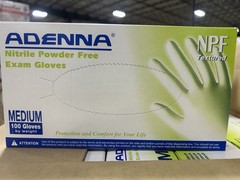Adenna Nitrile Exam Glove 10×100 Powder Free Medium
