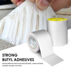 4″x16ft Aluminum Foil Butyl Tape Rubber- Waterproof RV Roof Repair Seal Patch