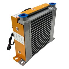 65L/min Aluminum Hydraulic Air Cooler DC12V Air-cooled Oil Radiator