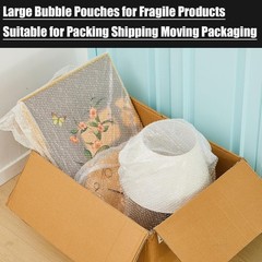 5 Pack 26 * 30 Inch Extra Large Bubble Pouches Clear Bubble Pouch Wrap Bags f…
