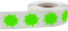 Color Coding Burst Labels Starburst Design | 1″ Inch | 500 Pack | Pick One Color