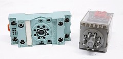 Releco S2-S Relay Socket Base / Turck MR-C Relay C4-A40X C4A40X AC 120V 60Hz
