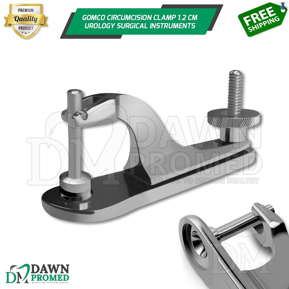 Gomco Circumcision Clamp 1.2 cm Children Boys Urology Surgical Inst German Grade