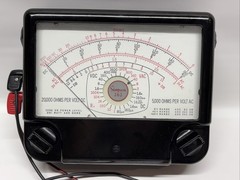 Vintage Simpson 262 series 2 20,000 OHMS DC 5000 OHMS AC VAC VDC Parts Or Repair