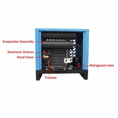 15C Refrigerating Dryer Air Compressor Refrigerated Freeze Dryer 220V 2.5m³/min