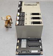 OMRON SYSMAC C200HE CPU Unit w/ C200H-ID215, OD215 & C200HW-BC051, PA204