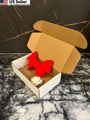 7x4x2 Inch White Shipping Boxes 25 Pack,Small Gift 7”x4”x2”,