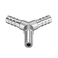 Metaland Stainless Steel 5/16″ Hose Barb Y Barbed Fitting 3 Way Wye Adapter w…