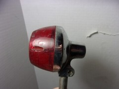 Vintage Tail Light Red Lens Rat Rod Hot Rod