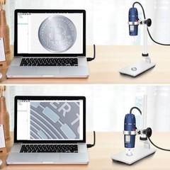 USB Digital Microscope 2MP 40X to 1000X 1920x1080P – Ideal for Coin, Skin