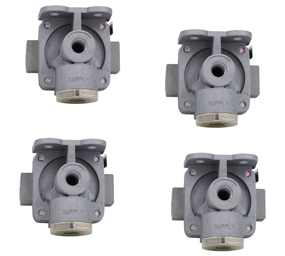 4PK Quick Release Valves, 1/4″ NPT Supply Replace 289714, Bendix 109089
