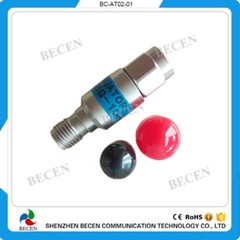 SMA-JK 2W SMA 6dB Attenuator Plug male to Jack female 2Watt DC-6Ghz
