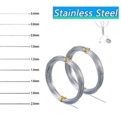 304 Stainless Steel Spring Steel Wire High Tensile 0.4mm 0.5mm 0.6mm to 2mm