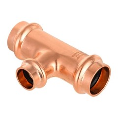 10 PCS EFIELD 3/4″ X 3/4″ X 1/2″ Copper Press Fit Tee Copper Fittings, Lead Free