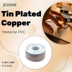 8-Color Electronic Wire – 30 AWG Single Core, 250M Tinned Copper Solid Cable for