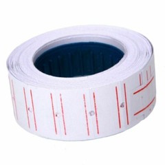 10 Roll 6000pcs White Price Tag Sticker MX 5500 Gun Adhesive Labels 1 Refill ink