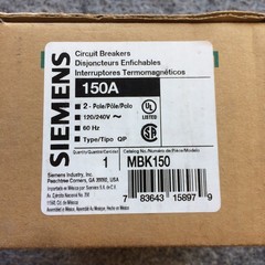 BRAND NEW – SEIMENS MAIN CIRCUIT BREAKER MBK150 150Amp *Ships Fast*