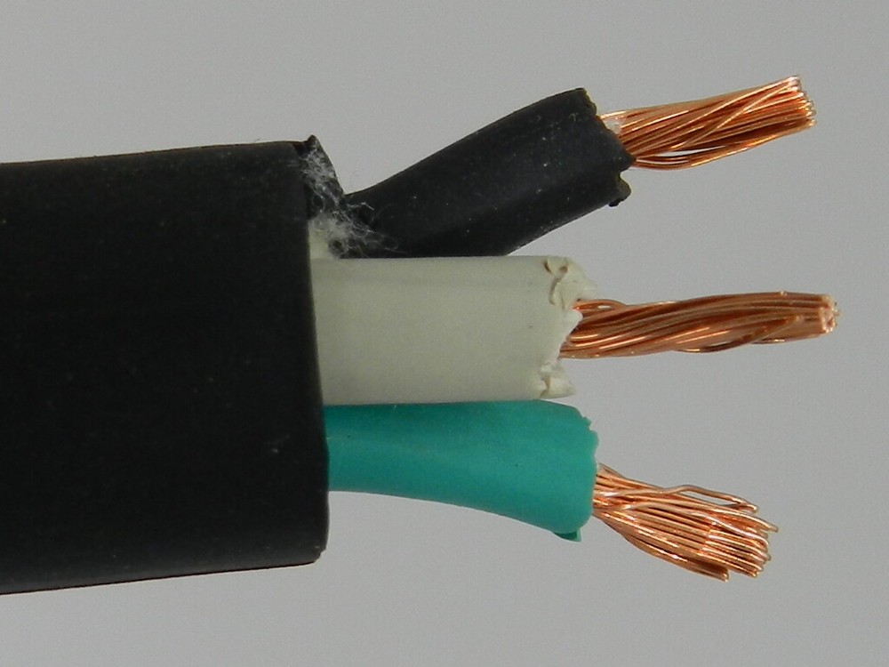 300 ft 10/3 SOOW SOO SO Black Rubber Cord Outdoor Flexible Extension Wire/Cable