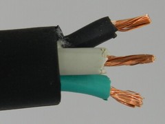 300 ft 10/3 SOOW SOO SO Black Rubber Cord Outdoor Flexible Extension Wire/Cable