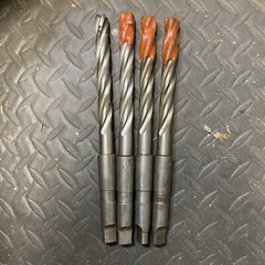 Qty:4 Core Bore Drill Bits 13.9+mm with Reduced Tip Morse Taper 2 MT Mohawk Tool