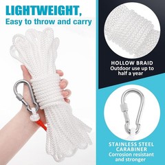 49.2FT Floating Safety Rope for Kayak Inflatable Boat Swimming Rescue