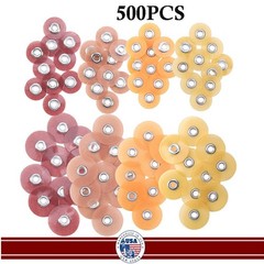 500pcs Dental Discs Finishing Polishing Discs 9.5mm/12.7mm USA